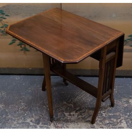 kleiner edwardianischer Drop-Leaf-Tisch  sutherland table