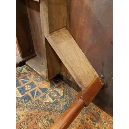 Gateleg-Tisch aus georgischem Mahagoni mit einseitigem Drop-Leaf