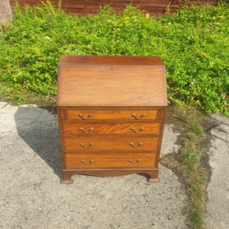 Edwardian Mahagoni Bureau / Schreibtisch