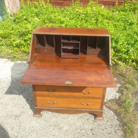 Edwardian Mahagoni Bureau / Schreibtisch