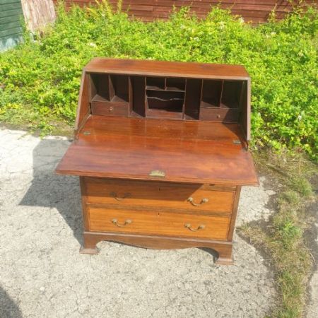 Edwardian Mahagoni Bureau / Schreibtisch
