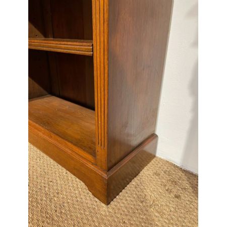 Spät viktorianisches Walnuss Bücherregal / open bookcase