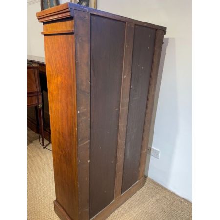 Spät viktorianisches Walnuss Bücherregal / open bookcase