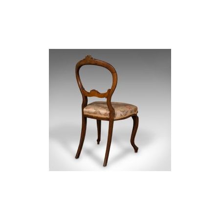 Paar antiker Nussbaum Stühle aus der viktorianischen Zeit