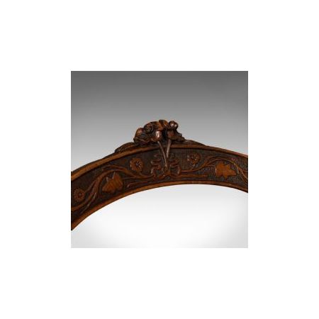 Paar antiker Nussbaum Stühle aus der viktorianischen Zeit