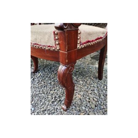 Paar französischer Salonstühle