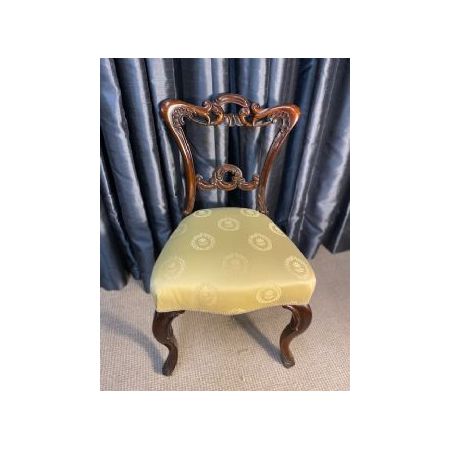 Paar Antikes Palisander Stühle