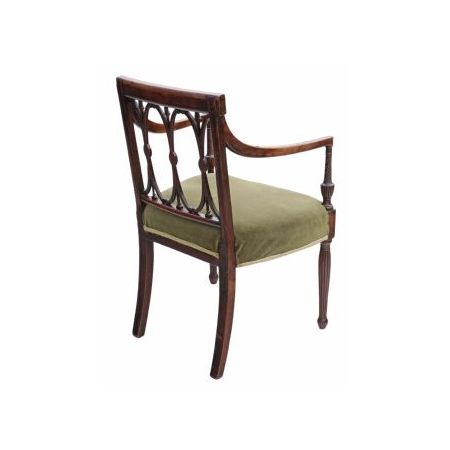 Antiker Schreibtisch Stuhl im Gregoriansisch Original