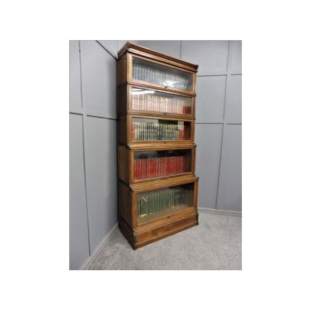 Antikes edwardian Bücherregal im Globe Wernicke Stil