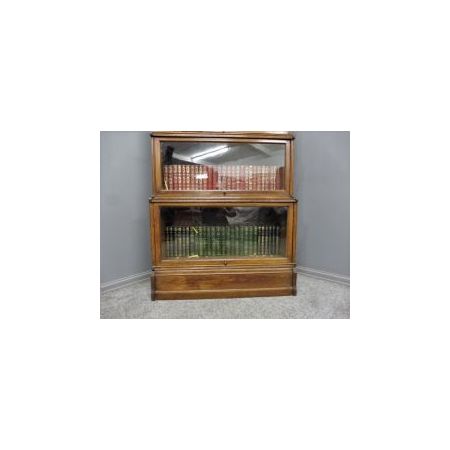 Antikes edwardian Bücherregal im Globe Wernicke Stil