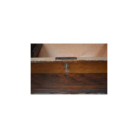 Viktorianische Truhe aus Kiefernholz