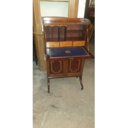 Hochwertiger edwardianischer Schreibtisch aus Mahagoni