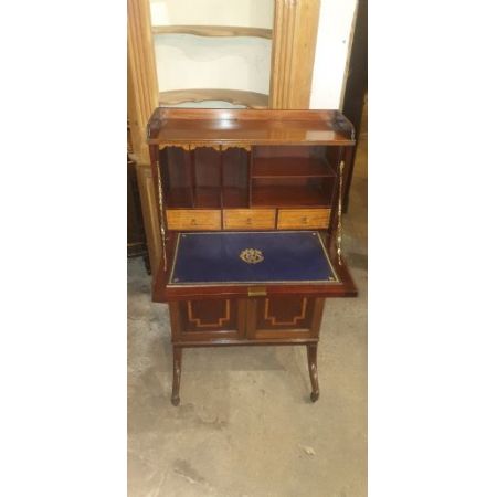 Hochwertiger edwardianischer Schreibtisch aus Mahagoni