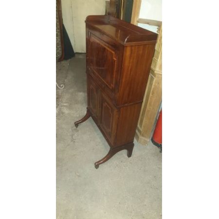 Hochwertiger edwardianischer Schreibtisch aus Mahagoni