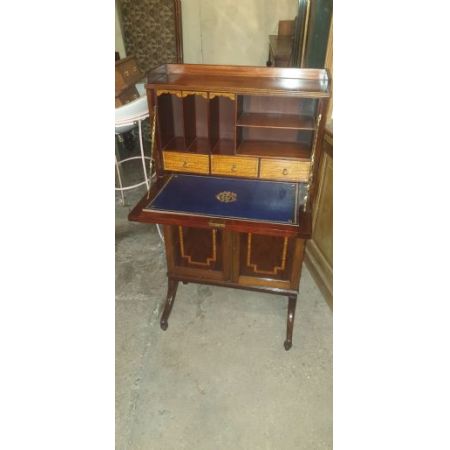 Hochwertiger edwardianischer Schreibtisch aus Mahagoni