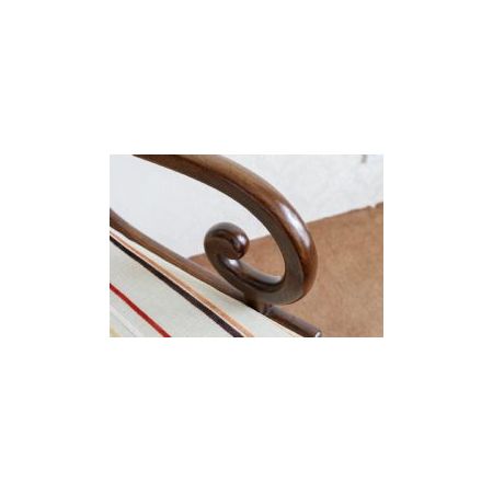 Antiker Carver Stuhl /chair aus massivem Mahagoni