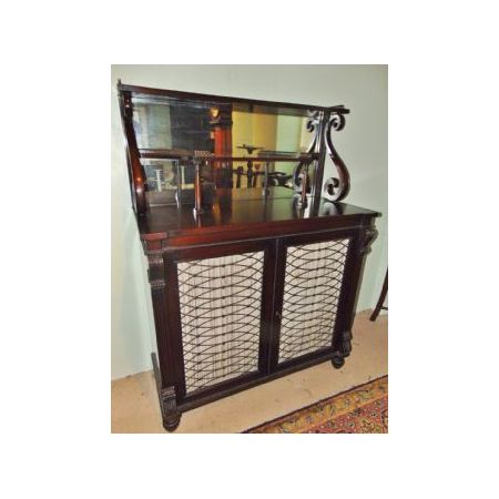 Antiker Mahagoni Chiffonier im regency Stil
