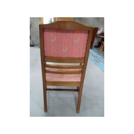 8 Antike georgian Esstischstühle aus Mahagoni mit Intarsien