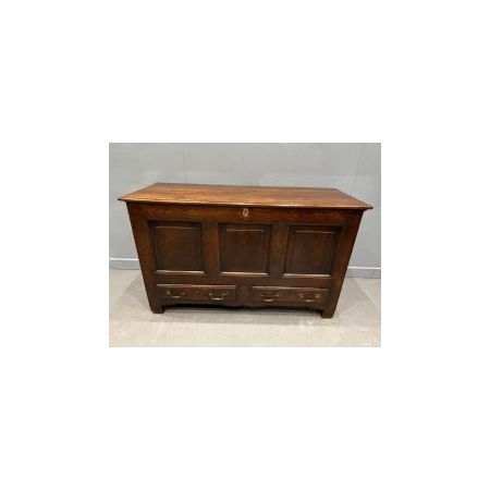 Antike Mule-Truhe /Chest aus Massiver Eiche