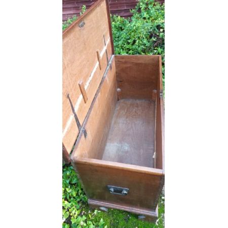 Antike Blanket Truhe /chest im regency Stil