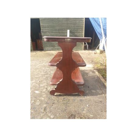 Viktorianisches Etagere aus Mahagoni Massivholz