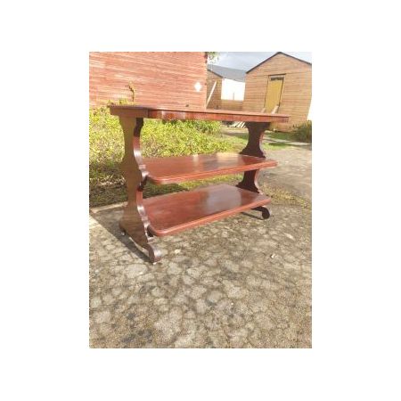 Viktorianisches Etagere aus Mahagoni Massivholz