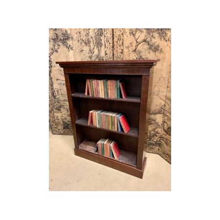 Antikes Offenes Bücherregal aus Mahagoni