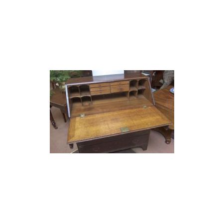 Antiker Georgian Eichen Sekretär/ writing bureau aus Massivholz