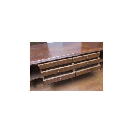 Antiker Georgian Eichen Sekretär/ writing bureau aus Massivholz