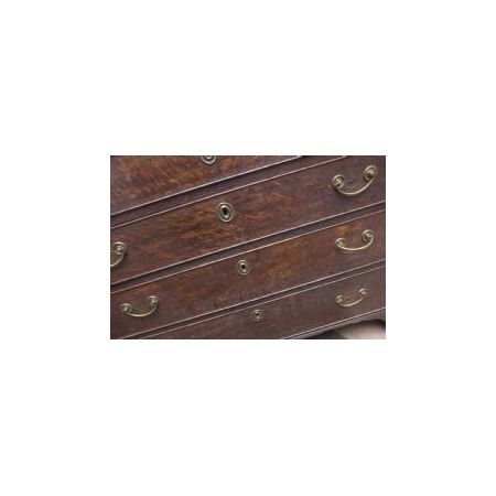 Antiker Georgian Eichen Sekretär/ writing bureau aus Massivholz