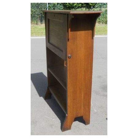 Antiker edwardianischer Sekretär aus Eiche im Art Nouveau Stil