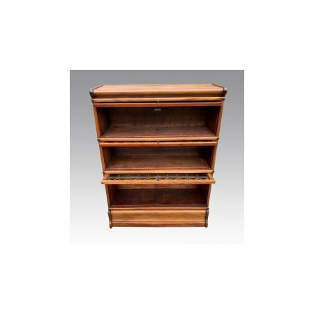 Antikes Globe Wernicke Bücherschrank aus Eichenholz, Vitrinenschrank