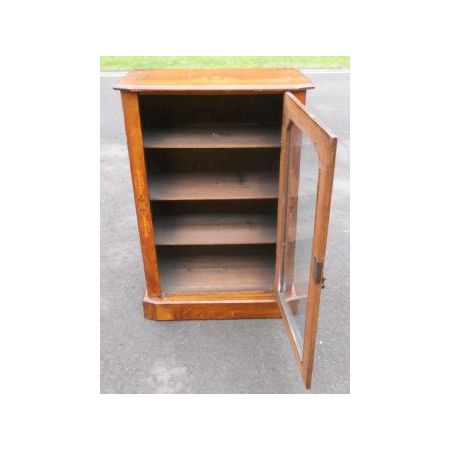 Antiker Musikschrank im viktorianischem Stil aus Nussbaumholz