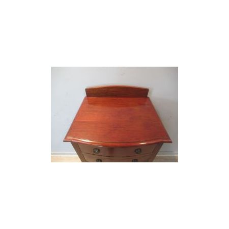 Antiker Mahagoni Schrank / bow front cabinet im Edwardian Stil