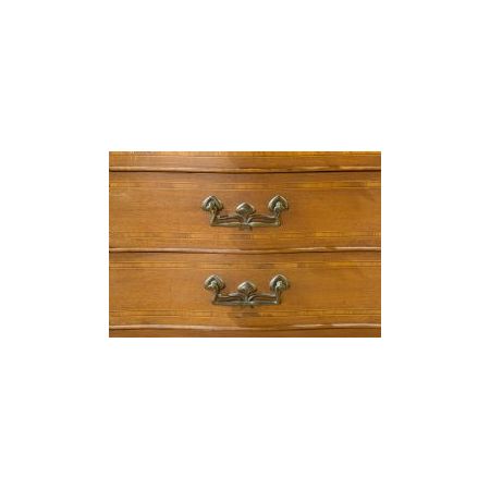 Antiker Mahagoni Musikschrank im Edwardian Stil mit Intarsien