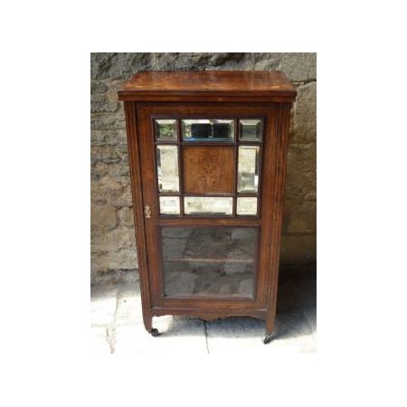 Palisander Schrank mit Marketerie-Intarsien im Victorian Stil