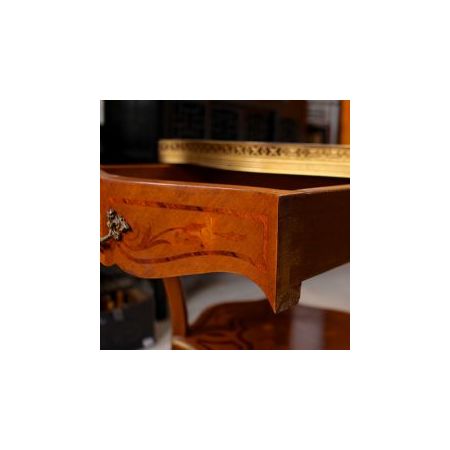 Königsholz Etagere mit Intarsien