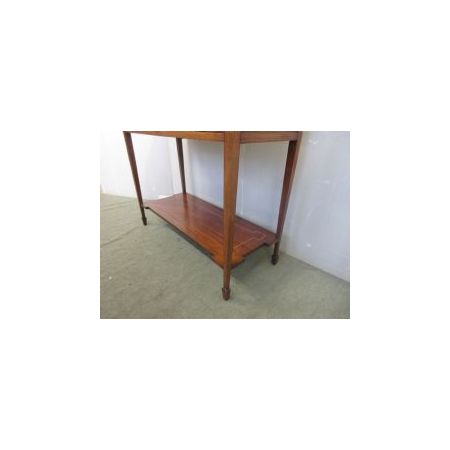 Vitrinenschrank aus Mahagoni mit Intarsien