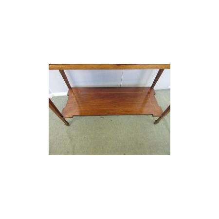 Vitrinenschrank aus Mahagoni mit Intarsien