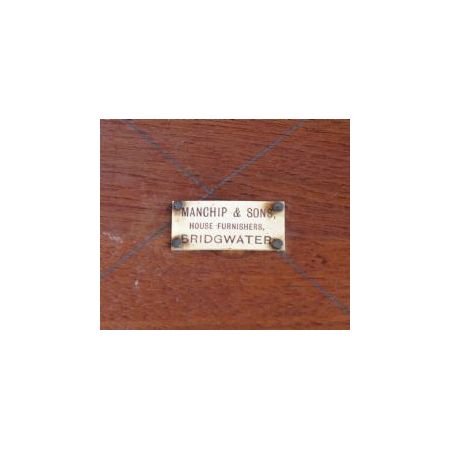 Antiker Massivholz Beistelltisch aus Mahagoni