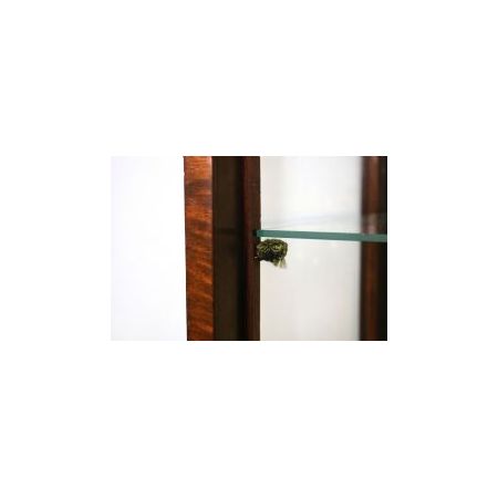 Antike Nussbaumvitrine aus den 1930er Jahren