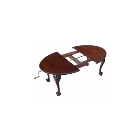 Antiker Mahagoni Esstisch aus Massivholz