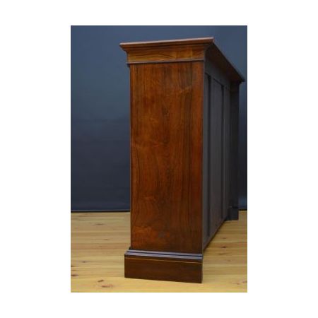 Palisander Bücherschrank / breakfront book cabinet im Viktorianischen Stil
