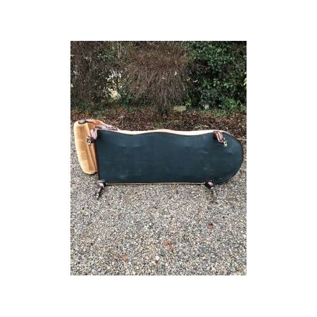Chaise Longue aus Nussbaumholz im Viktorianischen Stil