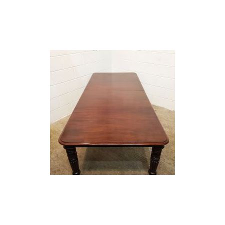 Antiker viktoriansicher Massivholz Esstisch aus Mahagoni