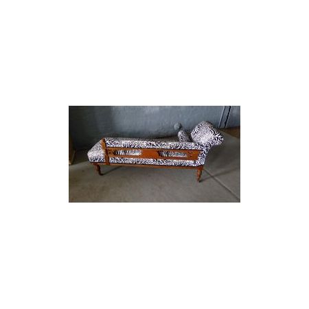 Antike Chaise Lounge aus Eichenholz im Viktorianischen Stil