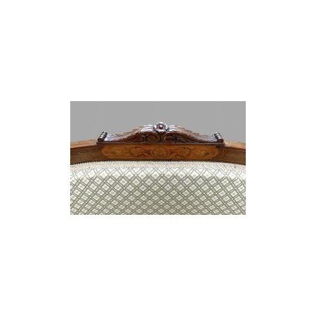 Antikes Sofa im Edwardianischen Stil mit Intarsien