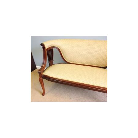 Antikes Sofa aus Mahagoni im Edwardianischen Stil