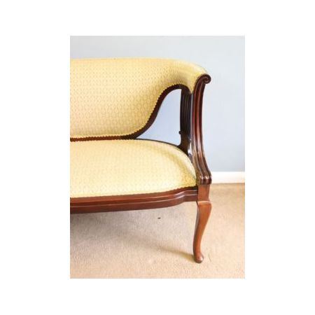 Antikes Sofa aus Mahagoni im Edwardianischen Stil