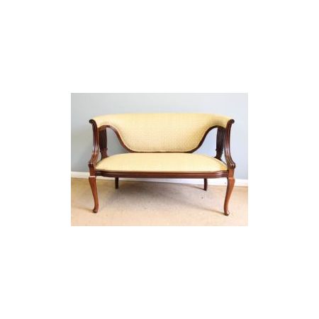 Antikes Sofa aus Mahagoni im Edwardianischen Stil